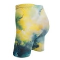 thumbnail image 3 of Generic Women Yoga Shorts Summer Casual Trendy Tummy Control Short Tie-Dye Printed Slim Fit Athletic Leggings Workout Shorts, 3 of 4