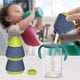 thumbnail image 3 of Dispensador de fórmula de leche en polvo para bebés, contenedor de leche en polvo apilable de 3 niveles, contenedores de fórmula para viajes WD.WDQZL Hogar, 3 of 5
