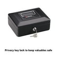 thumbnail image 3 of SentrySafe CB-8 Small Steel Cash Box with Money Tray and Key Lock 0.08 Cu. ft., 3 of 5