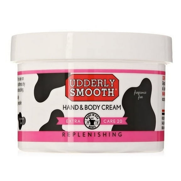 Udderly Smooth Extra Care 20 Replenishing Hand & Body Cream, 8 oz (6 pack)