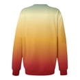 thumbnail image 4 of pbnbp Fall Sweater for Women 2023 Trendy Ombre Tie Dye Long Sleeve Pullover Casual Loose Fit Color Thin Crewneck Sweatshirts, 4 of 4