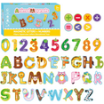 thumbnail image 1 of Magnetic Letters and Numbers for Fridge, Cute Colorful Animal Alphabet 26 Uppercase Letters 0-9 Numbers for Kids, Fridge Magnets Set for Toddlers Learning Spelling, 1 of 6