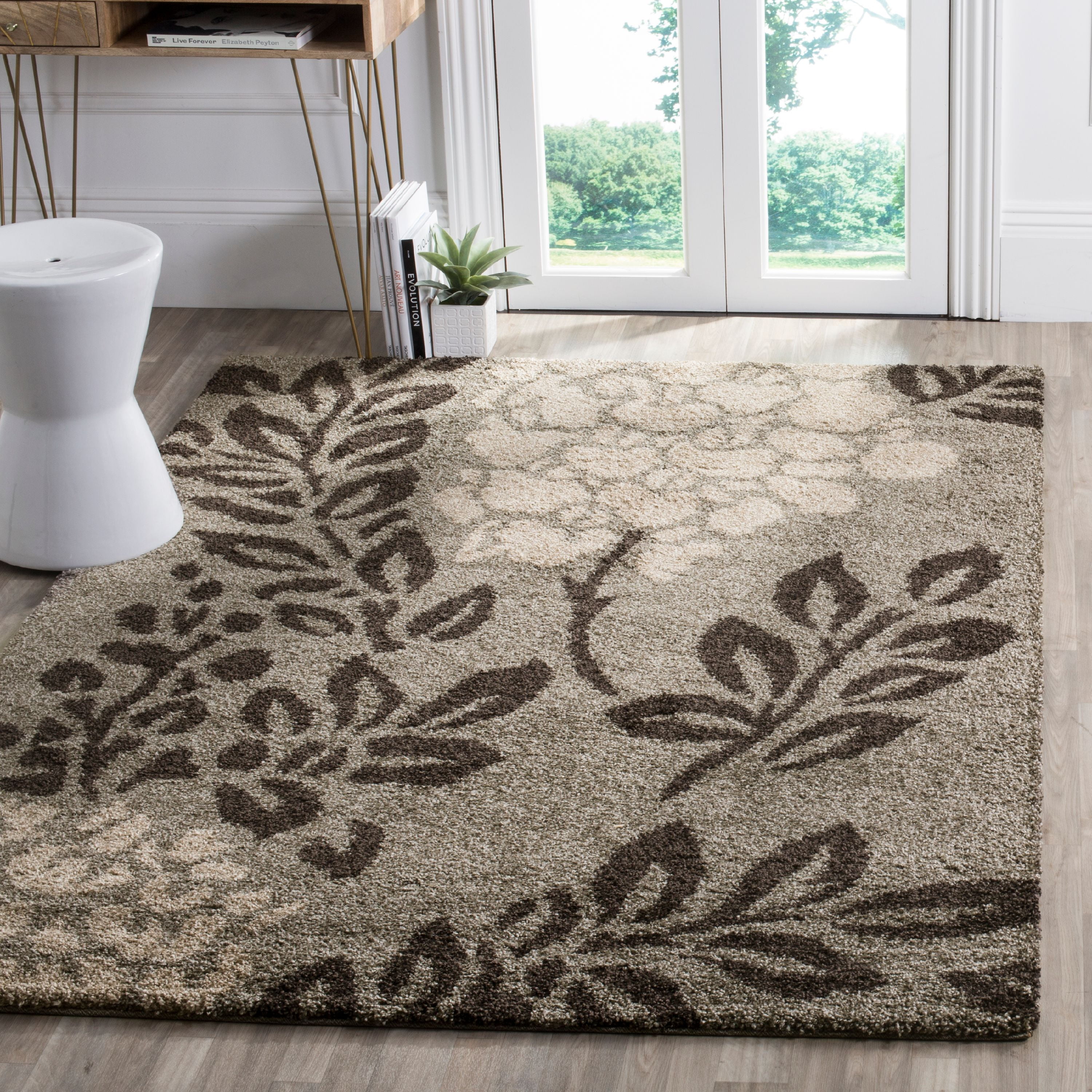 Safavieh Florida Benton Floral Shag Area Rug or Runner
