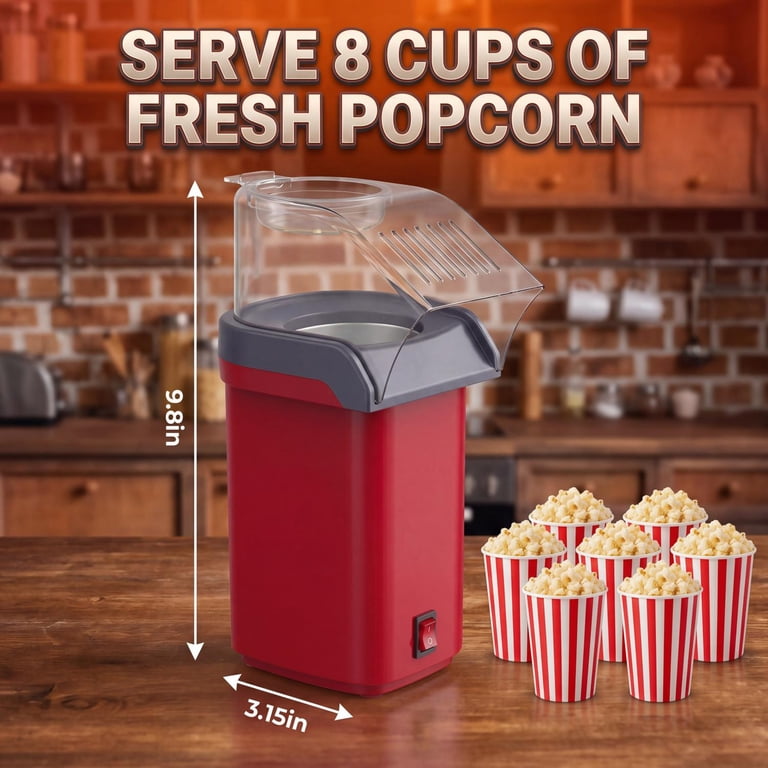 Ambler 1200W Electric Hot Air Popcorn Maker photo 3