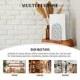 thumbnail image 7 of Pofeuu Bicycle Print Large Bookend Hold Heavy Books- Wood Bookends for Heavy Books Heavy Duty Book Ends Wood Bookends for Office Desk Non-Skid, 7 of 7