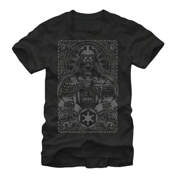 Men's Star Wars Dark Side Darth Vader  Graphic Tee Black 5X Large