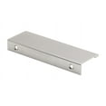 thumbnail image 3 of Silverline Finger Edge Pull Cabinet Drawer Kitchen Handles5 Overall Length 96mm CC, in Brush Aluminum (25), 3 of 3