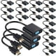 thumbnail image 1 of Adaptador HDMI a VGA Yunsailing, paquete de 20, negro, 1 of 7