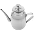 thumbnail image 1 of BRIGHTFUFU Olla de aceite de acero inoxidable, contenedor de aceite, lata de almacenamiento de grasa, dispensador de vinagre, hervidor, 1 of 6
