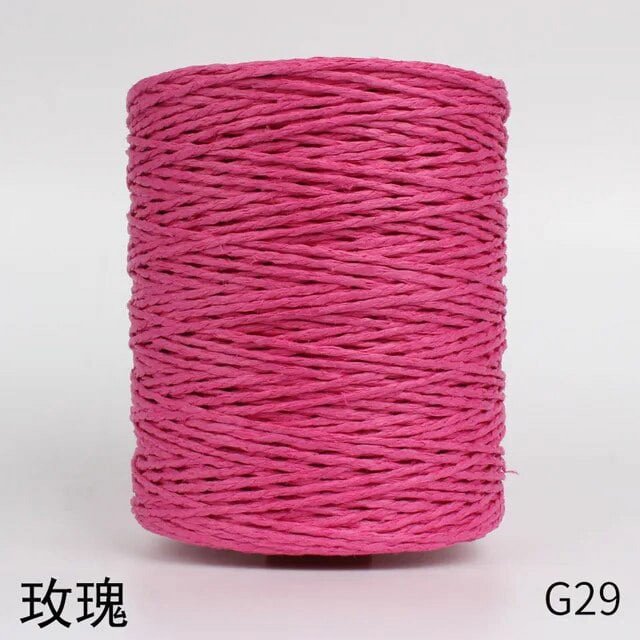 EASTIN Raffia Yarn for Knitting and Crocheting Hat Handbags Flower Gift Wrap Packing Cords DIY Handcrafts Free Shipping 300Meter