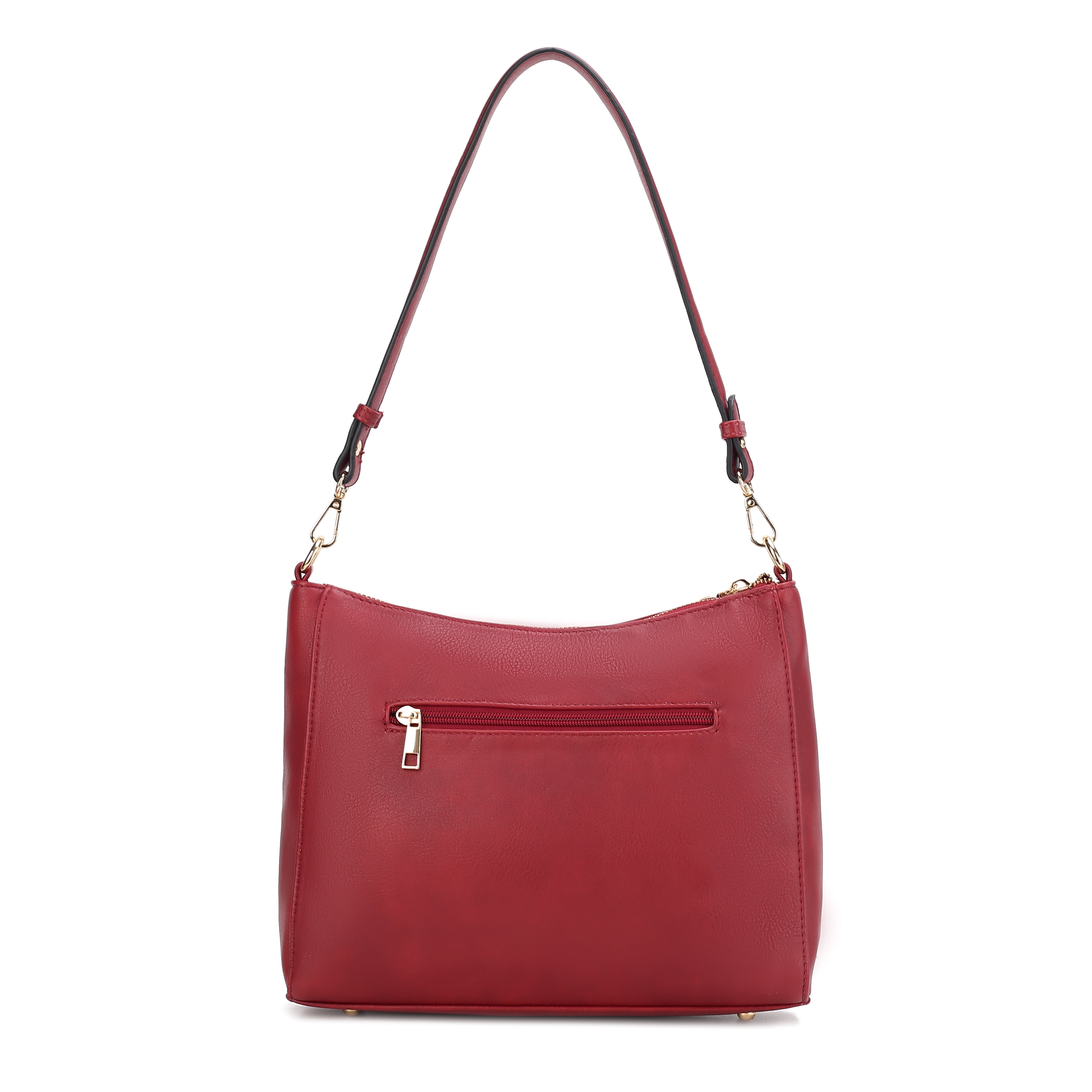 MKF Collection Vegan Leather Women s Shoulder Bag Classy Crossbody Purse Handbag by Mia K Coffee Walmart Business Supplies