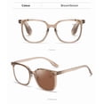 thumbnail image 3 of Newliyin 2pcs Photochromic Reading Glasses Blue Light Blocking Computer Glasses for Men Women Seniors Large Frame Bifocal Readers Lightweight Magnifying Glasses Presbyopia Vision , Brown, 1.5 x, 3 of 13
