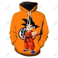 thumbnail image 2 of Sudadera con capucha de Dragon-Ball Z con estampado en 3D, sudadera de Goku de manga larga para niños con dibujos animados de otoño, ropa para niños, top para bebé, ropa 130 Gao Jinjia LED, 2 of 2
