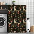 thumbnail image 3 of Peel and Stick Wallpaper Contact Paper Dark Moody Forest Animal Woodland Bunny Snail Botanical Wildflower Self Adhesive and Removable 23.6in x 118in, 3 of 8