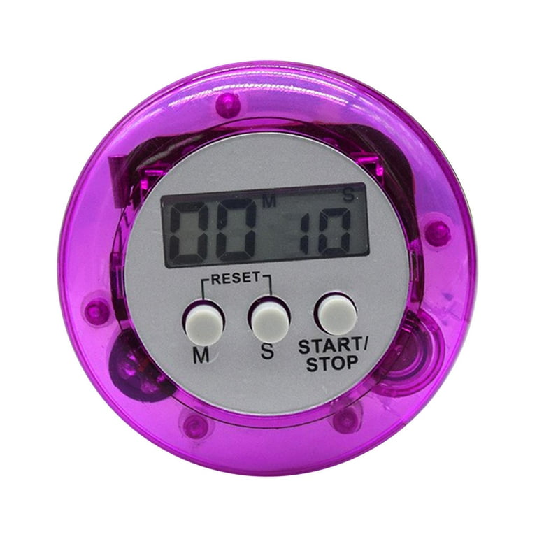 Rechargeable Kitchen Timers,Magnetic Productivity Timer with LED  Display,Digital Classroom Visual Timer for Kids(Pink) 