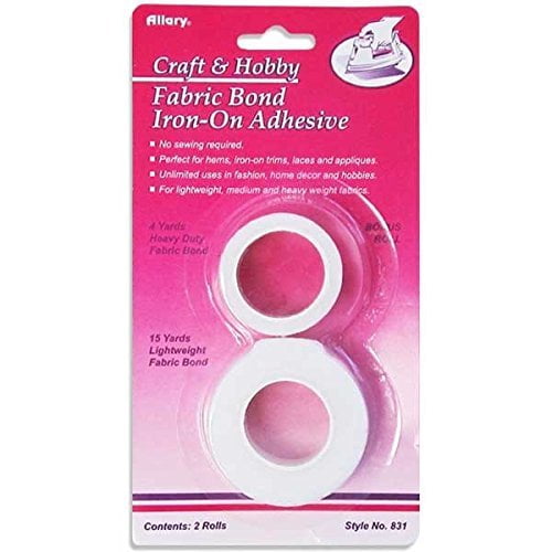 Allary Craft & Hobby Fabric Bond Iron on Adhesive