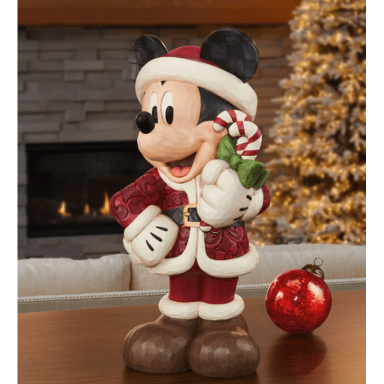 JIM SHORE ミッキー　クリスマス 17” Disney Christmas Holiday Statue by Jim Shore - Walmart.com