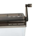 thumbnail image 6 of Shredder Hand Cranked Space Saving Confidential Protection Lightweight Mini Desktop Statiry Container 1 Sheet Stripe for Home, 6 of 6