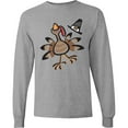 thumbnail image 3 of Inktastic Happy Thanksgiving Turkey Long Sleeve T-Shirt, 3 of 5