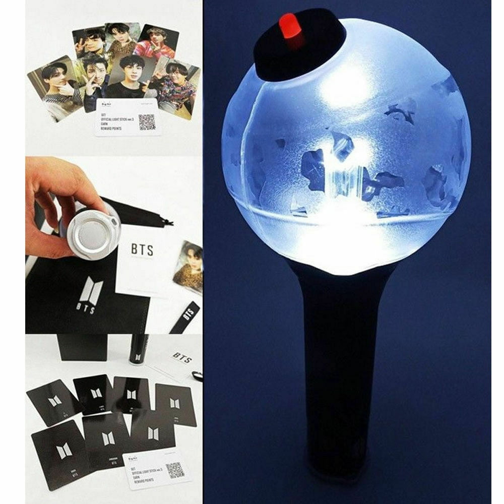 Hot BTS OFFICIAL LIGHT STICK ARMY BOMB ver 3 with Free