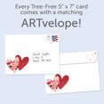 thumbnail image 3 of Tree-Free Greetings Milestone Anniversary Greeting Card, 100% Recycled Paper, 5x7, Ruby Celebration (GO65865), 3 of 5