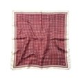 thumbnail image 2 of 27.56in x 27.56in Red Polka Dot Satin Headscarf for Women - Large Square Silk Like Neck Scarf, Breathable Hair Wrap Bandana for Daily Fashion, All Season Accessory, 2 of 5