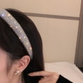 thumbnail image 4 of Diademas Anchas de imitación de cristal Sunnimix para el cabello con Diamantes de imitación, 4 of 8