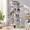 Light Gray, variant on Light Gray Multi-level Cat Tree Tower with 3 Condos and Posts