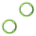 thumbnail image 4 of Soidarity Juego de bielas, disco de dientes, piñón estrecho redondo, bicicletas de montaña, juego de cadenas de aluminio de precisión, piezas de verde y 38T 2piezas Soidarity  CBP110568, 4 of 5