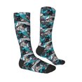 thumbnail image 4 of Lsque snow board colorful Printed Crew Socks Men's Women's LightWeight Thin Casual Calf Socks ,Knee High Socks,Cotton Socks, 4 of 9