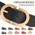 thumbnail image 3 of Yokua Women Pin Buckle Waist Belt Classical AllMatching Waist Belt for Jeans Pants, 3 of 15