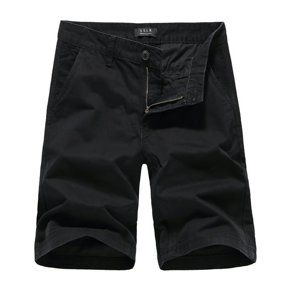 SSLR Mens Shorts Casual Pants Cotton Shorts