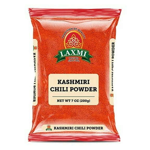 LAXMI Brand Kashmiri Chili Powder, Authentic Indian Spice - 7oz