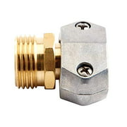 Gilmour 3/4 in. Brass/Zinc Threaded Male Clamp Coupling