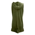 thumbnail image 4 of Fmbrln Dresses for Women Sleeveless Hooded Tank Dress Summer Casual Loose Athletic Mini Dress, 4 of 9