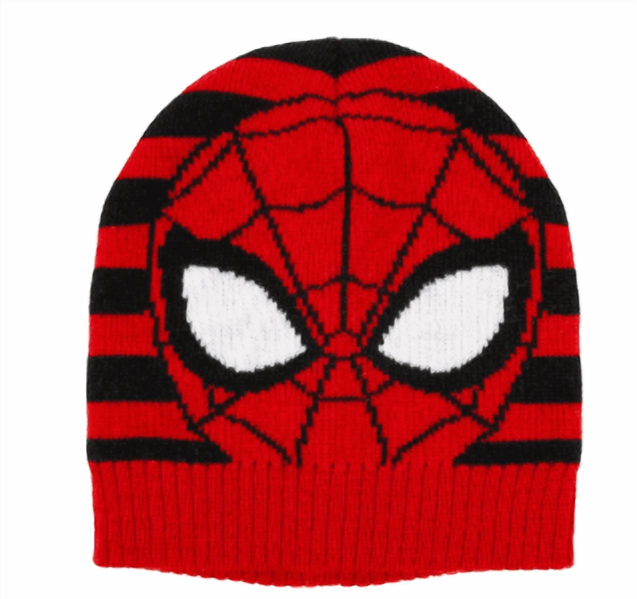 Boys Spider-Man Beanie Style Hat and Glove Set, One Size, Young Men and Children