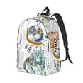 thumbnail image 2 of Daiia Cute Colorful Animal Vintage Canvas Backpack for Men and Women ,Hiking Backpack,Travel Laptop Bag for School,Large Capacity Backpack, 2 of 8