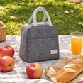 thumbnail image 4 of Lunch Tote Insulated Cooler Bag | Leak Resistant Thermal Storage Bag for Work, Picnic, Outdoor | Great Gift for Mom Or Gift for Dad, 4 of 6
