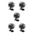 thumbnail image 3 of relayinert Car Fan Universal Fit Reliable Cooling Solution Versatile Compatibility black 5Set, 3 of 6
