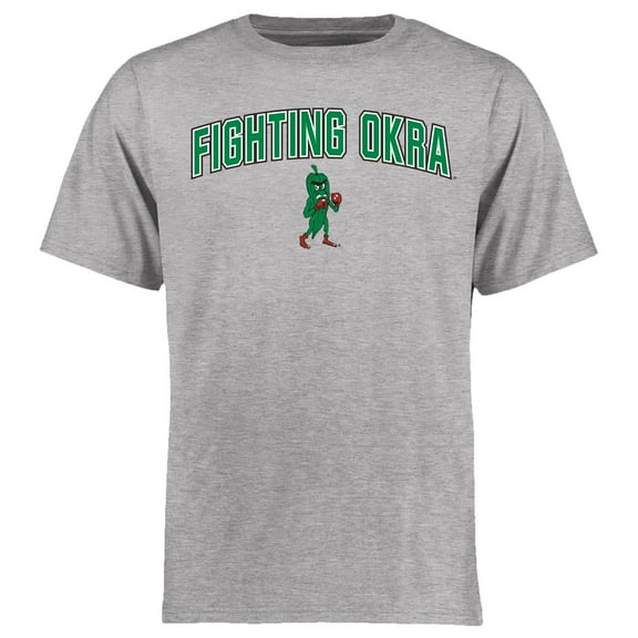 Men's Ash Delta State Statesmen Proud Mascot T-Shirt