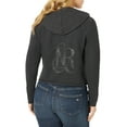 thumbnail image 5 of Rock & Republic Women's Cropped Logo Hoodie Sweatshirt, 5 of 5