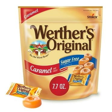 Werther's Original Hard Sugar Free Caramel Candy,(PACK OF 1),
