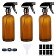 thumbnail image 1 of Botellas de aerosol PrettyCare Amber Glass 240 ml (paquete de 3), 1 of 8
