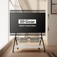 thumbnail image 3 of FITUEYES Modern TV Cart with 2 storage shelves Roling Floor TV Stand for 65-88 Inch TV, 3 of 5