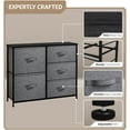 thumbnail image 4 of Sorbus Classic 5-Drawer Dresser: Nightstand Chest Organizer, for Bedroom (Black), 4 of 7