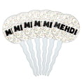 thumbnail image 1 of Mehdi Cupcake Picks Toppers - Set of 6 - Mutlicolored Speckles, 1 of 1