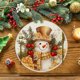 thumbnail image 3 of Decoraciones navideñas, adornos navideños, regalos navideños. Mantel individual navideño de 35 x 35 cm. Aislante térmico y resistente a la suciedad. Ideal para fiestas, cocinas, restaurantes y decorac, 3 of 5