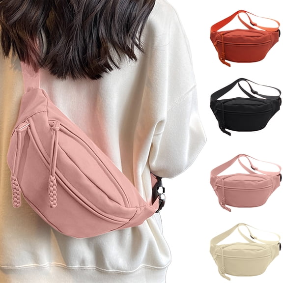 Dgankt Sling Bag for Women and Men Waterproof Crossbody Bag with Adjustable Strap Lightweight Fanny Pack for Sports and Travel