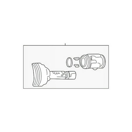 Genuine OE Mopar Ignition Lock Cylinder - 4897986AA Fits select: 1997 DODGE RAM 1500, 1997 DODGE RAM 2500