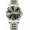 Gold Black, variant on Men's and Women's Business Diamond Stainless Steel Waterproof Roman Numeral Analog Quartz Watch with Day-Date Calendar, Gold and Silver Tone
